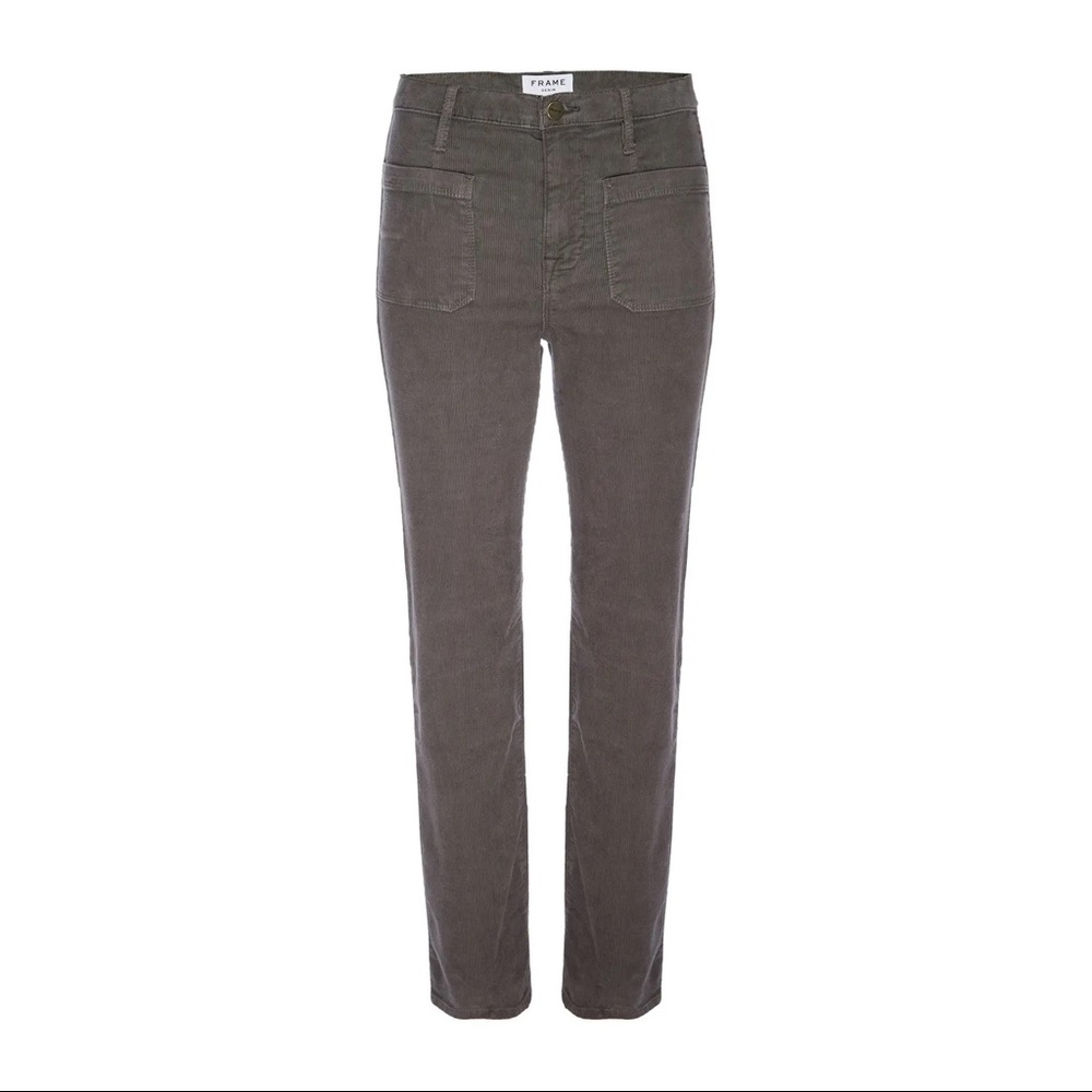 FRAME Le High Straight Corduroy Pants